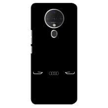 Силиконовый бампер с картинкой машины на TECNO Spark 6 (Силует Audi)