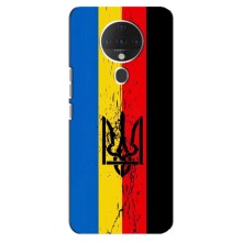 Украинские Чехлы для TECNO Spark 6 с картинкой УПА (AlphaPrint) (Флаг УПА)