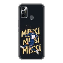 Чохли для TECNO Spark 7 (KF6n) (Leo чемпіон) (AlphaPrint) (Messi ПСЖ)