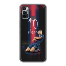 Чехол (TPU) с Футболистом на TECNO Spark 7 (KF6n) – MBAPPE 10