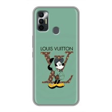 Чохли Луі Вітон для TECNO Spark 7 (KF6n) (AlphaPrint - LOUIS VUITTON) (Міккі Маус LV)