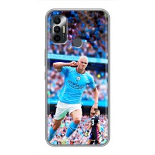 Чехлы с футболистом Ерлинг Холанд для TECNO Spark 7 (KF6n) (AlphaPrint) (фанаты Холанда)