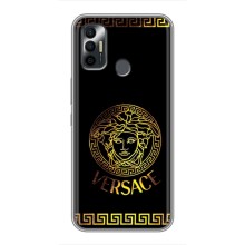 Чехлы VERSACE для Техно Спарк 7 (PREMIUMPrint) (Logo Versace)