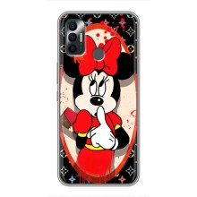 Чехол Disney Mouse TECNO Spark 7 (KF6n) (PREMIUMPrint) (Минни Маус ЛВ)