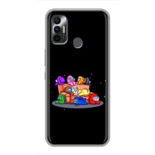 Чехол Амонг Ас для TECNO Spark 7 (KF6n) (AlphaPrint) (Амонг-ас)