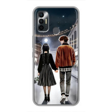 Чехол с дизайном Венздей 2 на TECNO Spark 7 (KF6n) – Уэнсдей и Тайлер