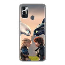 Чохол як приборкати дракона на TECNO Spark 7 (KF6n) (Гикавка і Астраід)