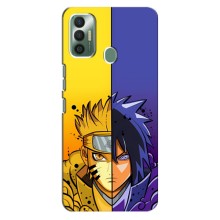 Купить Чехлы на телефон с принтом Anime для Техно Спарк 7 (Naruto Vs Sasuke)