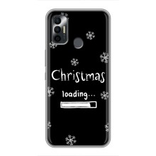 Рождественские, Праздничные Чехлы для Техно Спарк 7 – Christmas loading