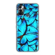 Силіконовий бампер з картинкою звірів для TECNO Spark 7 (KF6n) (Крила метеликів)