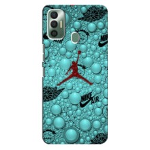 Силіконовый Чохол Nike Air Jordan на Техно Спарк 7 (Джордан Найк)
