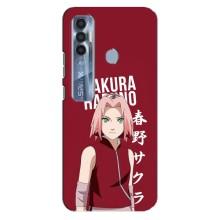Чехлы Персонажи Аниме Наруто для TECNO Spark 7 Pro (AlphaPrint) – Аниме Сакура