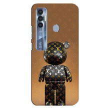 Чехлы для TECNO Spark 7 Pro - Bearbrick Louis Vuitton (PREMIUMPrint)