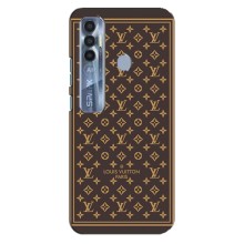 Чехлы Луи Витон для TECNO Spark 7 Pro (AlphaPrint - LOUIS VUITTON) (обои LV)