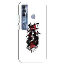 Чехлы на тему: Итачи Учиха для TECNO Spark 7 Pro (AlphaPrint) – Итачи с атрибутами