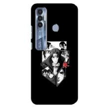Чехлы на тему: Итачи Учиха для TECNO Spark 7 Pro (AlphaPrint) – коллаж Итачи