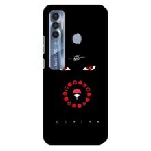 Чехлы на тему: Итачи Учиха для TECNO Spark 7 Pro (AlphaPrint) – глаза Итачи