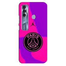 Чехлы PSG для TECNO Spark 7 Pro (AlphaPrint) (яркий ПСЖ)