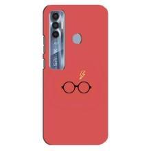 Чехлы с Гарри Поттером для TECNO Spark 7 Pro (AlphaPrint) – шрам и очки