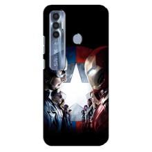 Чохли з героями Марвел TECNO Spark 7 Pro (VPrint) – Марвел стайл