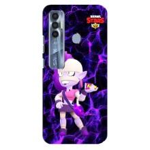 Чехлы Brawl Stars для TECNO Spark 7 Pro (AlphaPrint) – Емз Бравл Старс