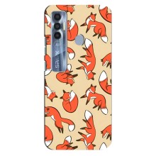 Чехлы с картинкой Лисички для TECNO Spark 7 Pro (VPrint) (Лисички)