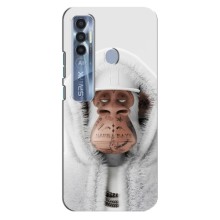 Чехлы с Обезьянами NFT для TECNO Spark 7 Pro (AlphaPrint) (обезьяна NFT в тату)
