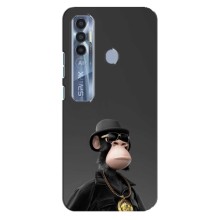 Чехлы с Обезьянами NFT для TECNO Spark 7 Pro (AlphaPrint) (Обезьяна NFT)
