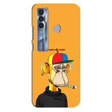 Чехлы с Обезьянами NFT для TECNO Spark 7 Pro (AlphaPrint) (Скучающая Обезьяна NFT)