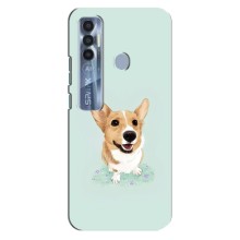 Чехлы с собаками для TECNO Spark 7 Pro (VPrint) (Корги)