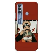 Чехлы с тематикой АНИМЕ для Техно Спарк 7 Про (VPrint) – Наруто с лапшой