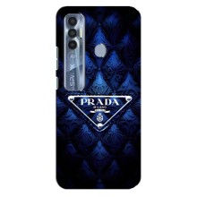 Чохол (Dior, Prada, YSL, Chanel) для TECNO Spark 7 Pro (Прада)