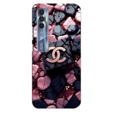 Чохол (Dior, Prada, YSL, Chanel) для TECNO Spark 7 Pro (Шанель)