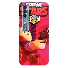 Чехол для TECNO Spark 7 Pro Бравл Старс (VPrint) – Дуэлянт Кольт