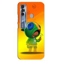 Чехол для TECNO Spark 7 Pro Бравл Старс (VPrint) – Мальчик Леон