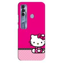 Чохол для дитини на ТЕКНО  Спарк 7 Про (VPrint) – Girl KITTY