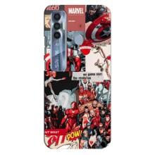 Чохол МАРВЕЛ для ТЕКНО  Спарк 7 Про (AlphaPrint) – Марвел Комикс