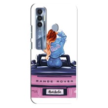 Чехол с печатью для TECNO Spark 7 Pro - (Мода) (AlphaPrint) (На машине)