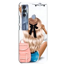 Чехол с печатью для TECNO Spark 7 Pro - (Мода) (AlphaPrint) (Путешествие)