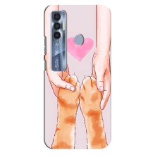Чехол на Техно Спарк 7 Про с Котами (VPrint) (Любовь к котикам)