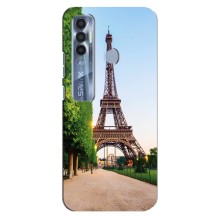 Чехол Эйфелева Башня для TECNO Spark 7 Pro - (AlphaPrint) (Дорога в Париж)