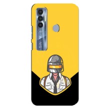 Чехол PUBG для Техно Спарк 7 Про (AlphaPrint) (Пабг в шлеме)