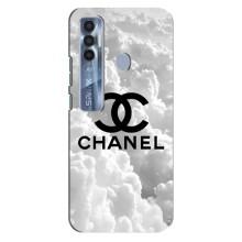 Чехол с Брендами одежды на Техно Спарк 7 Про – CHANEL