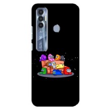 Чехол Амонг Ас для TECNO Spark 7 Pro (AlphaPrint) (Амонг-ас)