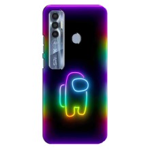 Чехол Амонг Ас для TECNO Spark 7 Pro (AlphaPrint) (Яркий скин)