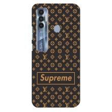 Чеохол для TECNO Spark 7 Pro з картинкою Supreme (AlphaPrint) – Supreme LV