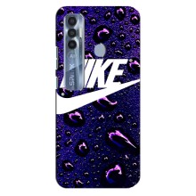 Чехол для TECNO Spark 7 Pro - с принтом Найк (AlphaPrint) (Найк принт)