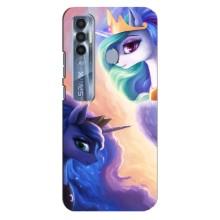Чехол для Техно Спарк 7 Про - (Единорожки - Новинки) (AlphaPrint) (Единорожки)