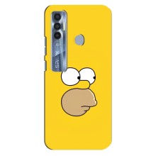 Чехол с Симпсонами для TECNO Spark 7 Pro (VPrint) (Гомер)