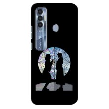 Чехлы Венсдей на TECNO Spark 7 Pro Уэнсдей (AlphaPrint) (комната Уэнздей)